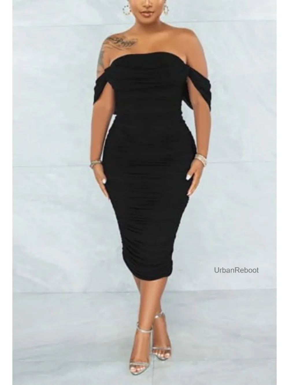 Sequin Midi Dress (Color May Vary)